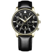 Zegarek Męski Giewont Chronograph Sapphire Czarno Złoty GW5630-A4 Giewont