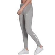 Legginsy damskie adidas Essentials High-Waist szare GL0638 adidas