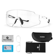 Okulary rowerowe Rockbros 10172 fotochromowe UV400 - białe Rockbros