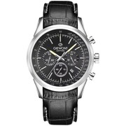 Zegarek Męski Giewont Chronograph Sapphire Srebrno Czarny GW7650-A2 Giewont
