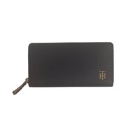 Portfel damski Tommy Hilfiger Saffiano Large czarny - AW0AW08507-CJM Tommy Hilfiger
