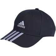 Czapka z daszkiem adidas 3-Stripes Cotton Twill Baseball granatowa II3510 Dorośli S/M adidas