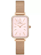 ZEGAREK DAMSKI DANIEL WELLINGTON Quadro Lumine Bezel Melrose Pink DW00100669 + BOX (zw519j) Daniel Wellington