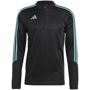 Bluza męska adidas Tiro 23 Club Training Top czarno-błękitna IC1580 adidas