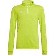 Bluza dla dzieci adidas Entrada 22 Training Top limonkowa HC5060 adidas teamwear