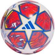 Piłka nożna adidas UCL Training biało-czerwona IN9332 adidas teamwear