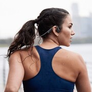 Słuchawki bezprzewodowe kostne Shokz OpenMove USB-C szare Shokz