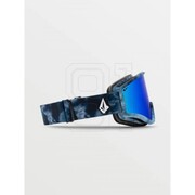 Gogle snowboardowe damskie/męskie Volcom YAE LAGOON TIE DYE/BLUE CHROME ochrona UV niebieskie (VG0722110) Volcom