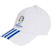Czapka z daszkiem adidas UEFA EURO24™ Official Emblem biała IT3314 Młodzieżowa adidas
