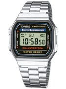 ZEGAREK UNISEX CASIO A168WA-1W - VINTAGE + BOX Casio