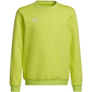 Bluza dla dzieci adidas Entrada 22 Sweat Top limonkowa HC5043 adidas teamwear