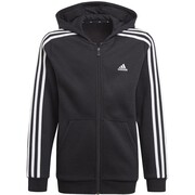 Bluza dla dzieci adidas Essentials 3-Stripes Hoodie czarna GQ8900 adidas