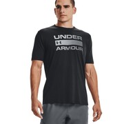 Koszulka męska Under Armour Team Issue Wordmark SS czarna 1329582 001 Under Armour