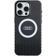 Etui Audi IML Big Logo MagSafe na iPhone 15 Pro Max - czarne Audi