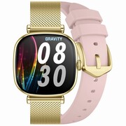 SMARTWATCH DAMSKI GRAVITY GT32-1 - ROZMOWY BLUETOOTH, DODATKOWY PASEK (sg047a) Gravity