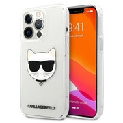 Etui Karl Lagerfeld Choupette Head na iPhone 13 Pro Max - przezroczyste Karl Lagerfeld