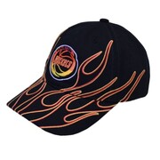 Czapka z daszkiem Mitchell & Ness NBA Houston Rockets Flamez Strapback - 6LUXMM20018 HROBLCK Mitchell & Ness