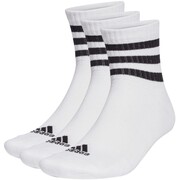 Skarpety adidas 3-Stripes Cushioned Sportswear Mid-Cut Socks 3P białe HT3456 adidas
