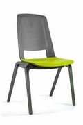 Krzesło do poczekalni, konferencyjne, fila, oliwkowy UniqueMeble