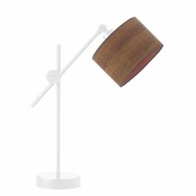 Lampka biurkowa, regulowana, Mali eco, 20x50 cm, kasztanowy klosz Lysne