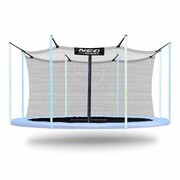 Siatka wewnętrzna do trampoliny 374 cm, 8 słupków, Neo-Sport Neo-Sport