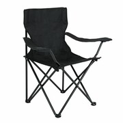 Krzesło kempingowe, składane, Anter, 49x80 cm, czarny Akord