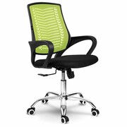 Fotel biurowy, krzesło, mikrosiatka, Denar, zielony Sofotel