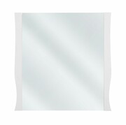 Eleganckie lustro do łazienki, Elisabeth, 80x2x80 cm, biały Comad
