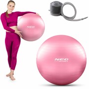 Piłka gimnastyczna do ćwiczeń, NS-950, 55 cm, różowy Neo-Sport