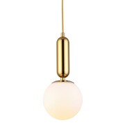 Lampa wisząca UNO złota połysk 20 cm Step into design