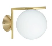 Kinkiet mosiężny B18 biała kula Origins of Light