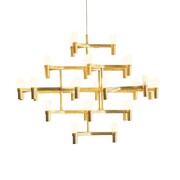 Lampa wisząca CANDLES-30 złota 120 cm Step into design