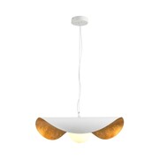 Lampa wisząca ENZO 40 cm - biało złota Step into design