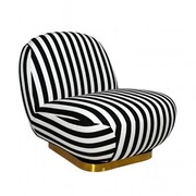 MaMaison fotel obrotowy AZURE biały / czarny MaMaison