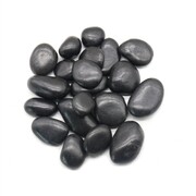 Kamień OTOCZAK 5-8 cm 20 kg polerowany czarny KING HOME