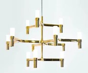 Lampa wisząca CANDLES-12A złota 75 cm Step into design