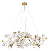 Lampa wisząca BOTANIKA GOLD 100 cm - złota, G9, regulowana, designerska Step into design