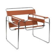 Fotel IVAN brązowy - ekoskóra KING HOME