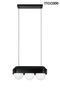MOOSEE lampa wisząca DROPS 3 czarna Moosee