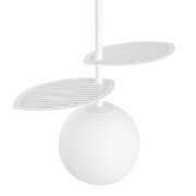 Lampa wisząca biała Fyllo A biały klosz UMMO