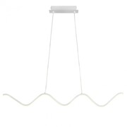 Lampa wisząca ZIGZAG LED biała 90 cm Step into design