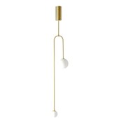 Lampa wisząca LOOP złota 123 cm Step into design