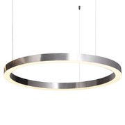 Lampa wisząca CIRCLE 100 cm - LED, ring nikiel szczotkowany Step into design