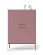 Komoda INTRE różowa + kolory MIDSTY