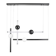Pendant lamp O-LINE L-4 LED black 110 cm Step into design