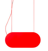 Lampa wisząca MALUMI A LED czerwonopomarańczowa UMMO