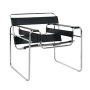 Fotel IVAN czarny - ekoskóra KING HOME