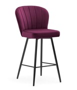 Hoker tapicerowany KUKKA czarne nóżki + kolory Atreve Sp zoo