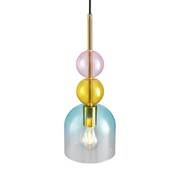 Lampa wisząca PASTELLO BLUE kolorowa 15 cm Step into design