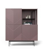 Nowoczesna komoda JUKEBOX różowa + kolory MIDSTY